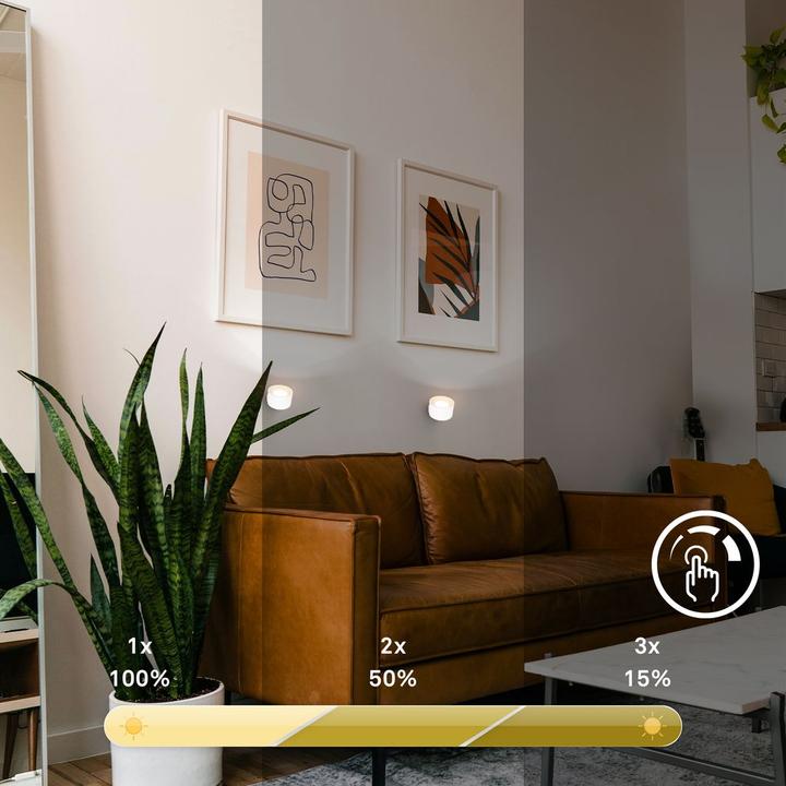 Produktbild B.K.Licht Magnetische Akku LED Wandleuchte (150 lm)