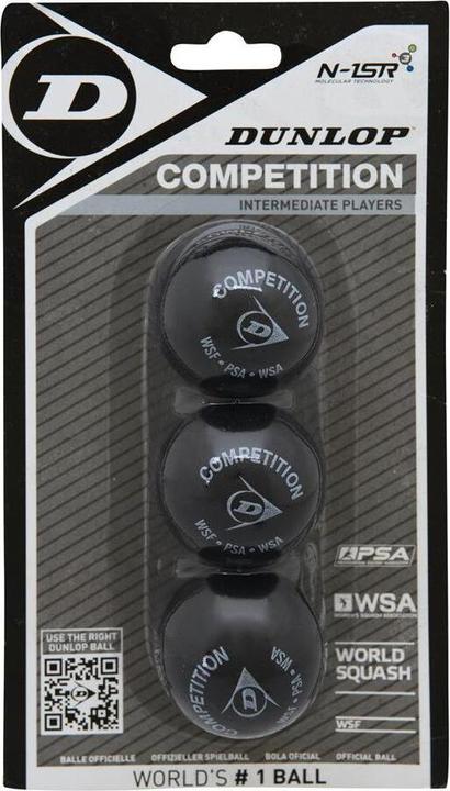 Dunlop Squashball COMPETITION 3-Blister