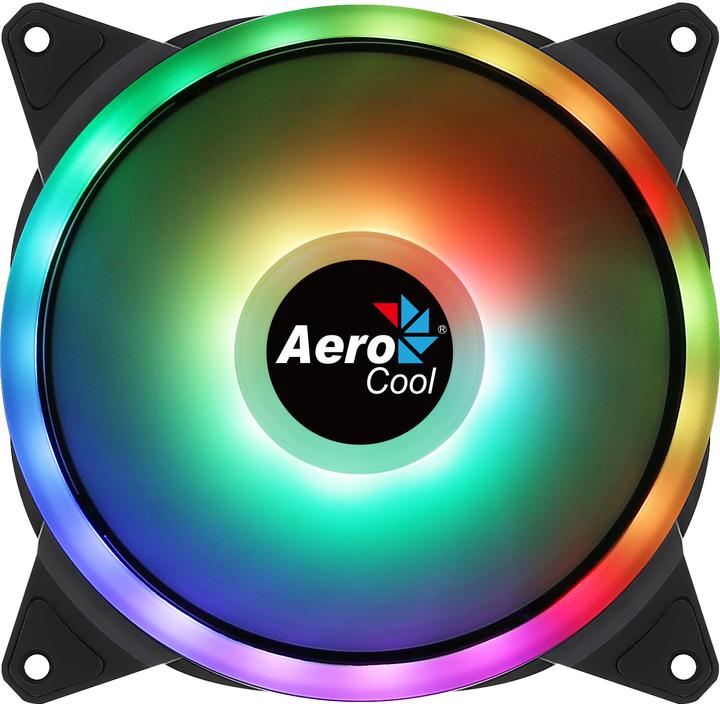 Image du produit AeroCool Duo 14 Boîtier d'ordinateur Ventilateur 14 cm Noir (140 mm, 1 x)