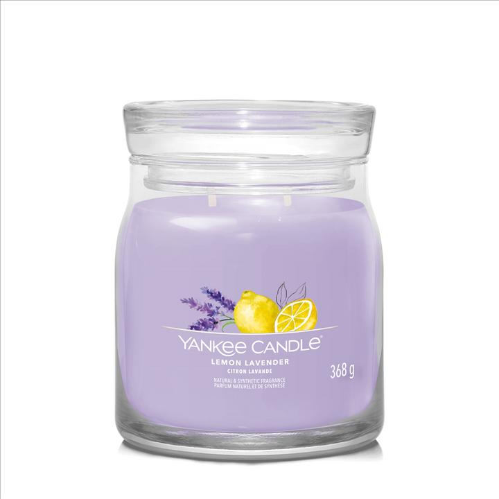 Produktbild Yankee Candle Duftkerze Lemon Lavender Signature Medium Jar