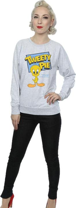 Actual product image Looney Tunes Womens/Ladies Classic Tweety Cotton Sweatshirt (S)