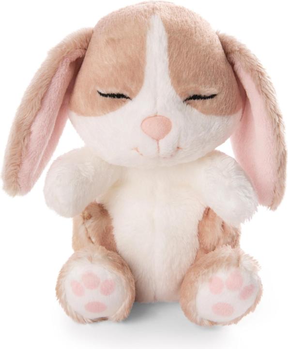 Produktbild NICI 48709 Kuscheltier Hase cappuccino 12cm schlafend im (12 cm)