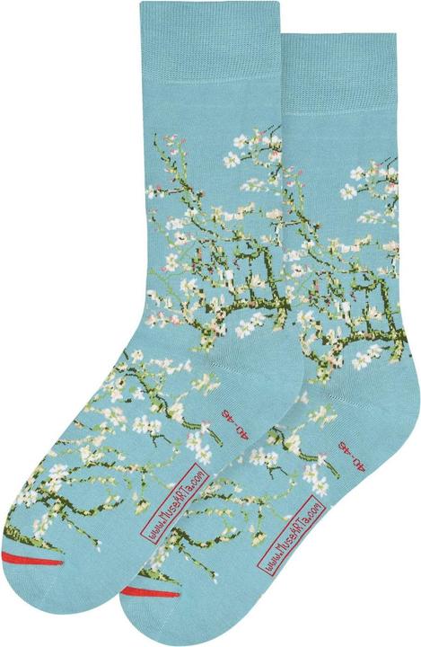 Produktbild MuseARTa Socken Vincent van Gogh - Blühende Mandelblüten (Einzelpack, 36 - 40)