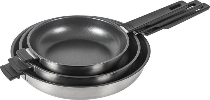 Produktbild Kuhn Rikon Bratpfannen Set (28 cm, Pfannenset + Topfset, Edelstahl)