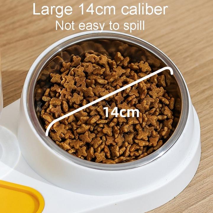 Produktbild König Design Napfset für Katzen Hunde Hundenapf Katzennapf Futterbar Napfständer Futternapf