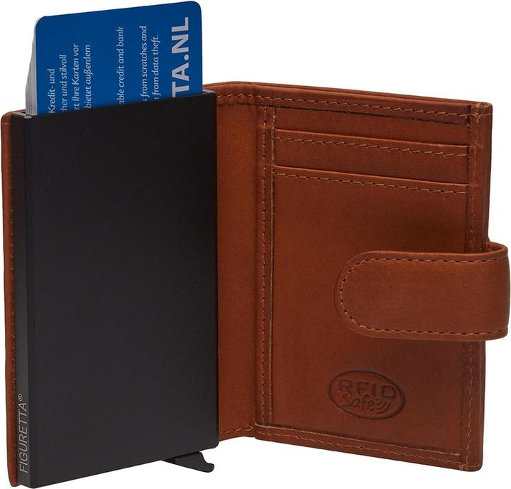 Actual product image The Chesterfield Brand Leipzig credit card holder RFID protection leather 7.5 cm