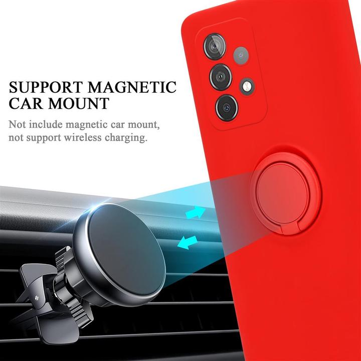 Produktbild Cadorabo TPU Liquid Ring Silicone Case Hülle (Samsung Galaxy A52, Samsung Galaxy A52 5G, Samsung Galaxy A52s 5G)