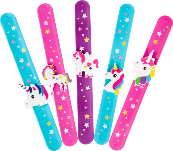 LG-Imports Schnapparmband Einhorn Sterne (22.50 cm, Silikon)