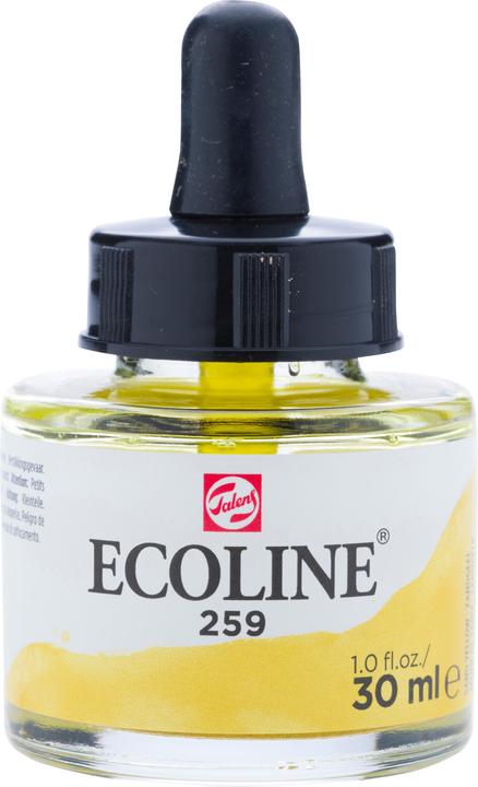 Image du produit Talens Peinture opaque Ecoline (Jaune sable, 30 ml)