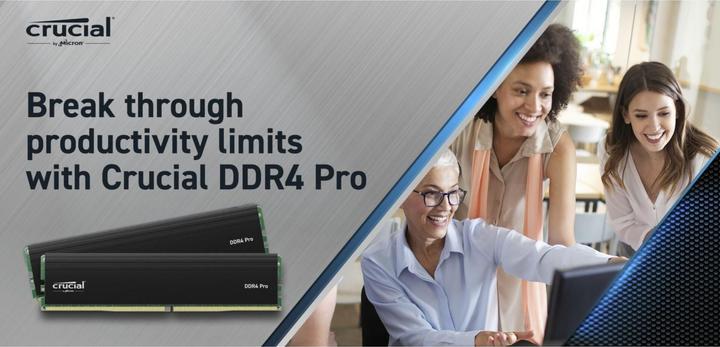 Produktbild Crucial Pro (2 x 32GB, 3200 MHz, DDR4-RAM, DIMM)