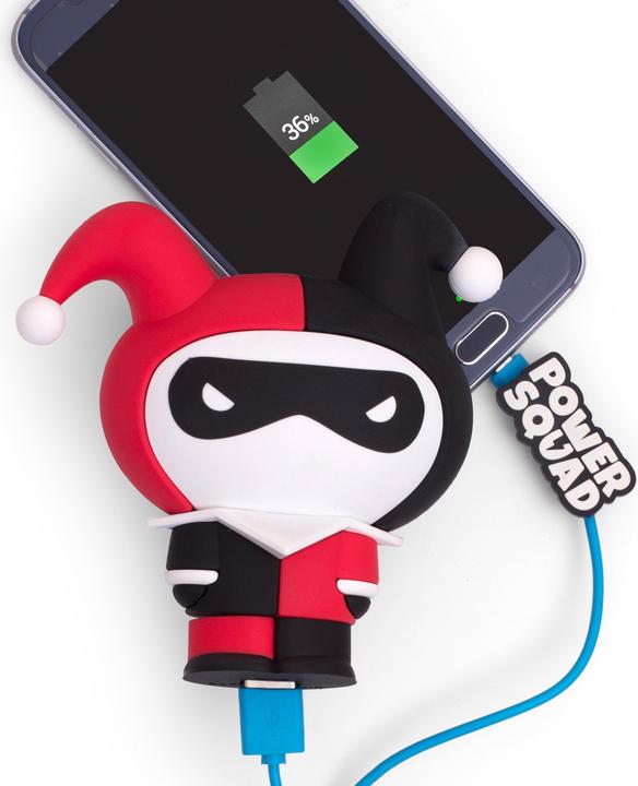 Produktbild PowerSquad Powerbank DC "Harley Quinn" - DC Comics (2500 mAh, 9.25 Wh)