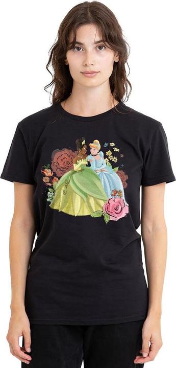 Immagine prodotto Disney Princess In The Garden Maglietta Tiana e Cenerentola Adulto Unisex (L)