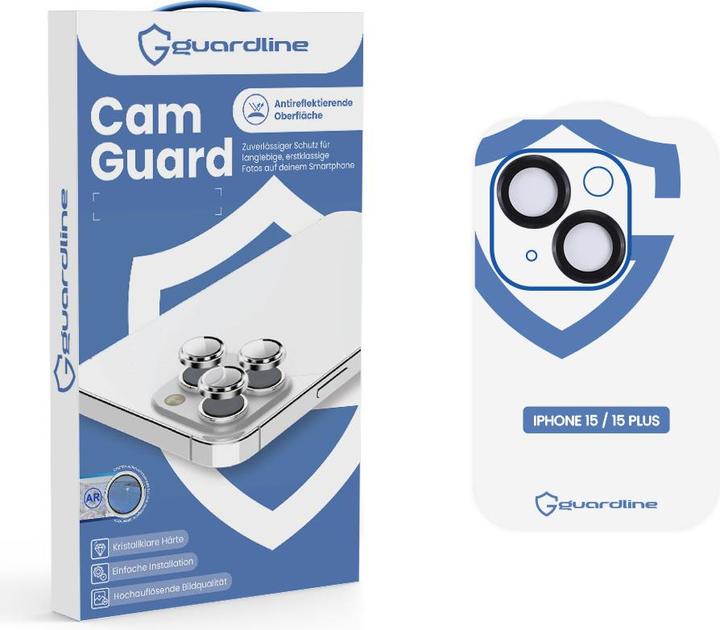Guardline CamGuard (1 Stück, Apple iPhone 15 Plus, Apple iPhone 15)