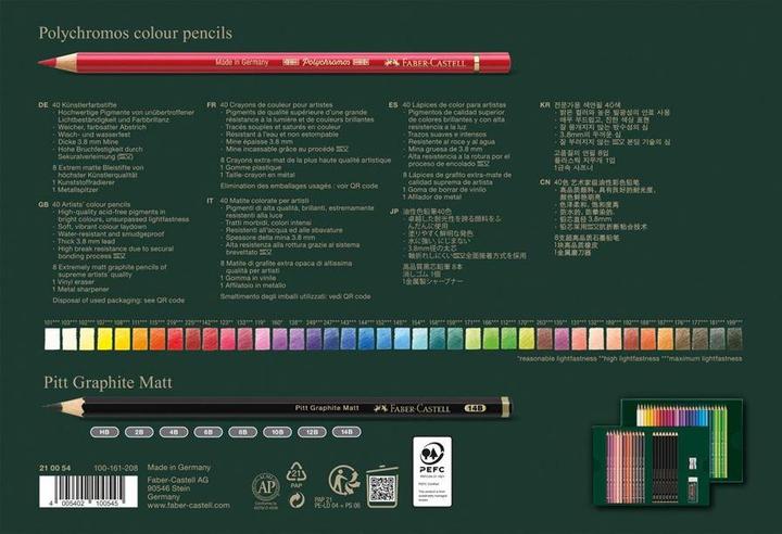 Produktbild Faber-Castell Polychromos & Pitt Graphite (Mehrfarbig, 48 x)