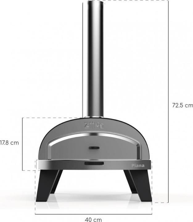 Image du produit Ziipa Piana Charbon (Four à pizza à bois)
