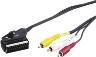 Image du produit Goobay Câble adaptateur, Péritel vers audio vidéo composite, IN/OUT (2 m, RCA)