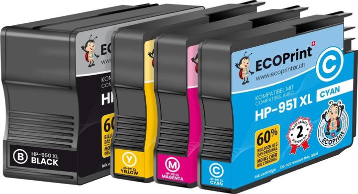Image du produit ECOPrint Pack Compatible HP 950XL et HP 951XL (CMJN)
