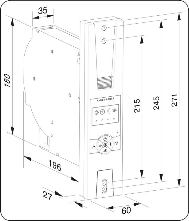 Actual product image Rademacher RolloTron Standard DuoFern Plus