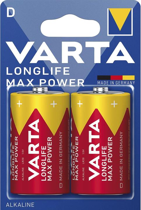 Varta Longlife Max Power (2 Stk., D, 16500 mAh)