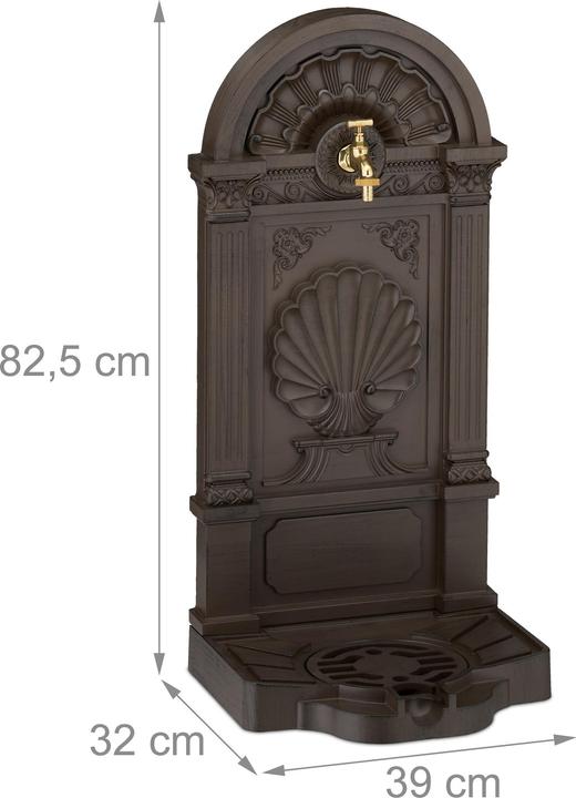 Actual product image Relaxdays Standing fountain