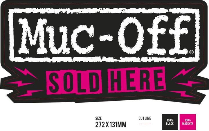 Produktbild Muc-Off Sold Here Aufkleber