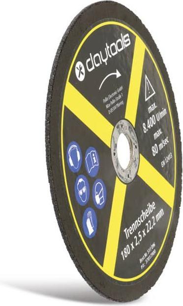 Produktbild Daytools Trennscheibe Metall, 180x2,5x22,2 mm, 5 Stück