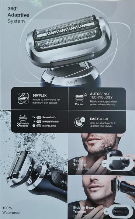 Image du produit Braun Series 7 70-B7850cc Rasoir pour hommes, rasoir électrique avec réglage à 360°, tondeuse à barbe,...