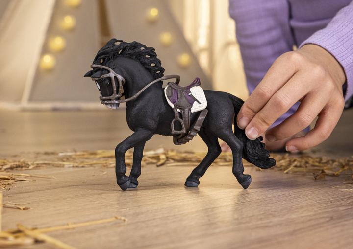 Productafbeelding Schleich Pura Raza Espanola hengst met zadel en hoofdstel