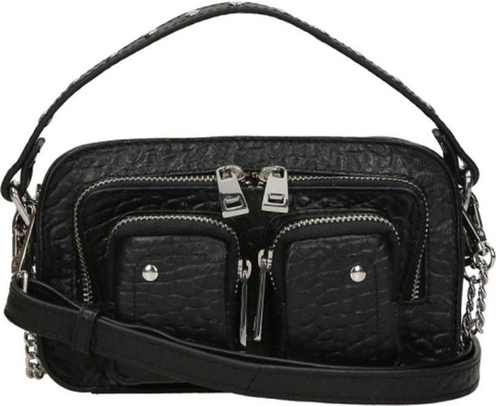 Núnoo Nunoo Kleeine Helena Crossbodytas - Crocoprint/Schwarz