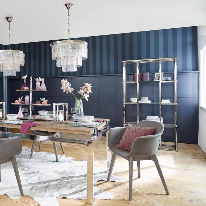 Immagine prodotto Loberon Scaffale Dacre argento (100 x 40 x 180 cm)