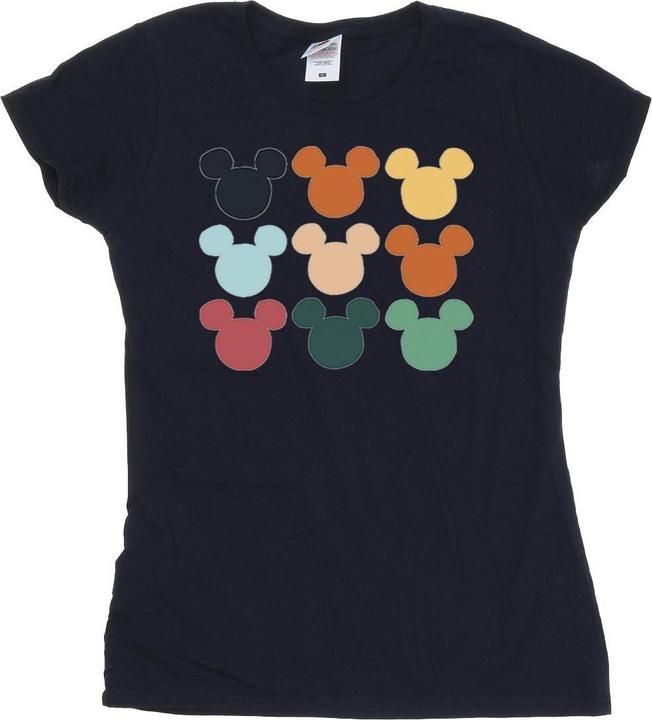 Disney Mickey Mouse Heads Square TShirt (XXL)