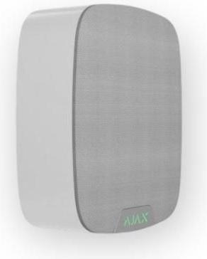 Produktbild Ajax SpeakerPhone (8EU) ASP white | Wireless voice module for alarm verification |