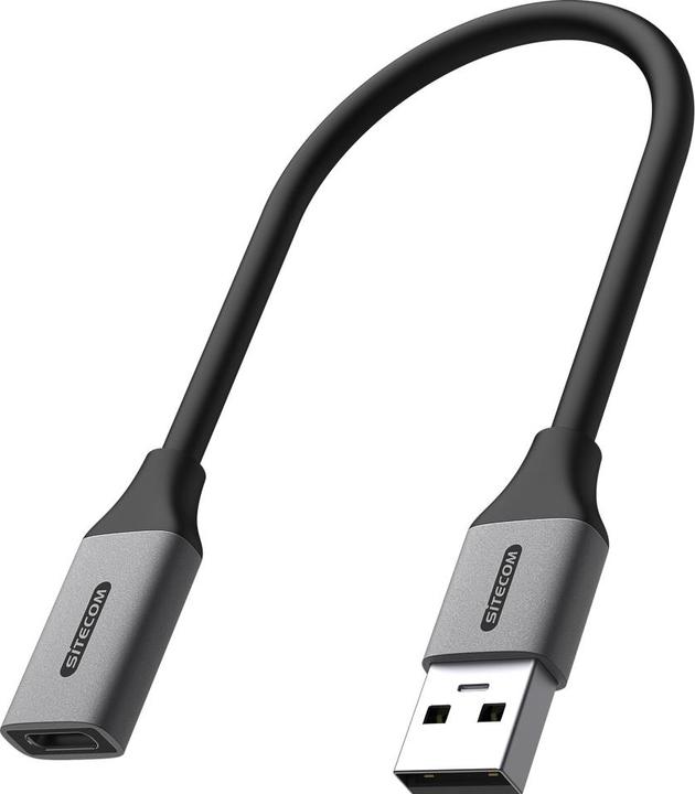 Sitecom AD-1013 USB-A zu USB-C Adapt +Kabel (0.15 m, USB 3.1)