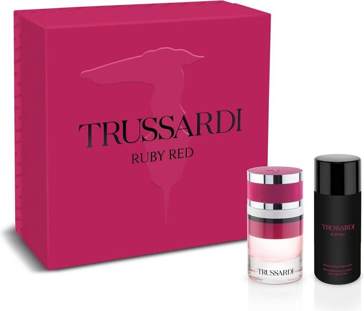 Trussardi Ruby Red EDP 60ml Body Lotion 125ml Gift Set 185ml (Eau de Parfum, 185 ml)