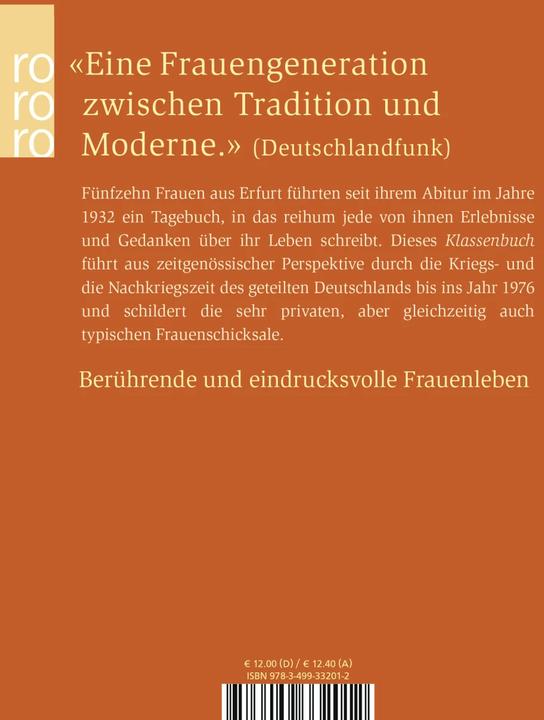 Produktbild Das Klassenbuch (Deutsch, Eva Jantzen, Merith Niehuss, 2003)