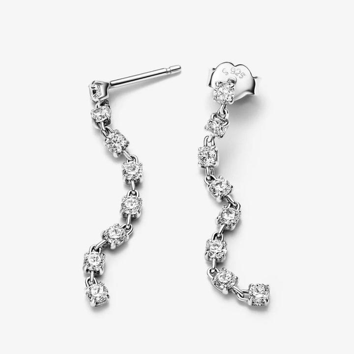 Actual product image Pandora Sparkling eight-stone earrings (Silver 925)