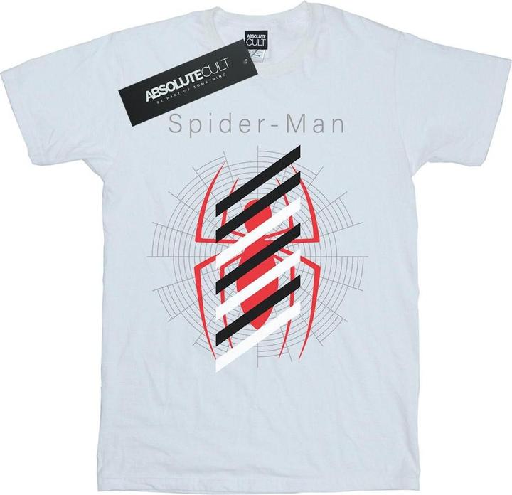Produktbild SpiderMan Logo Stripes TShirt (XL)