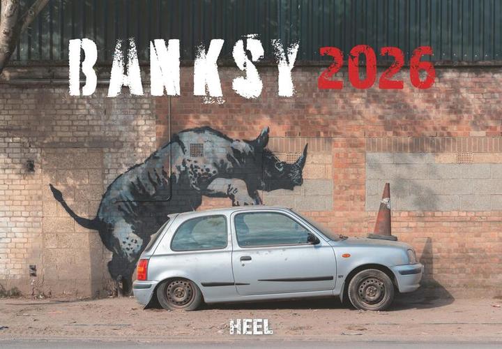 Actual product image Banksy Kalender 2026 Mittelformat (Hardcover, German)