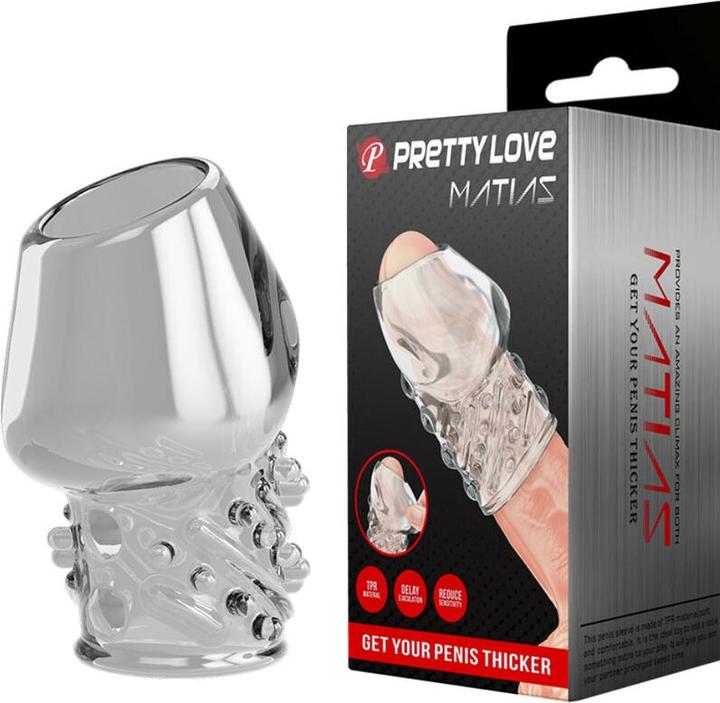 Actual product image Pretty Love Matias Penis Thicker Transparent