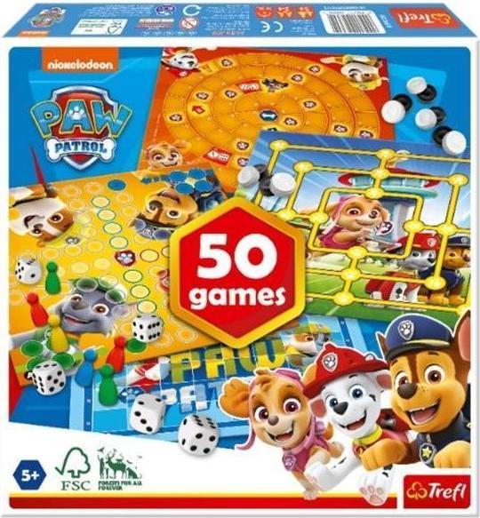 Produktbild Trefl Spielesammlung 50 Spielmöglichkeiten Paw Patrol (Deutsch)