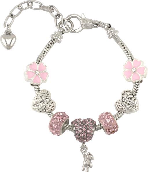 Immagine prodotto Ulysse Couleurs d'Enfance Bellissimo bracciale con motivo di orsacchiotti (Metallo)