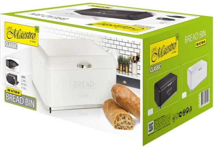 Actual product image Maestro MR-1677-AR-W Bread Bin Rectangular