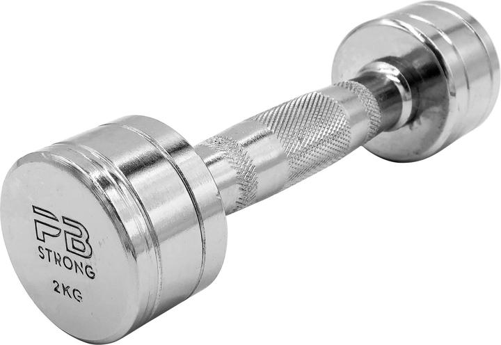 Actual product image Perform Better Dumbbell Chrome 2kg (1 x 2 kg)