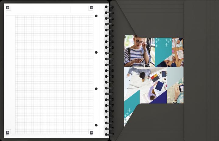 Produktbild Oxford Meetingbook (A4, Kariert, Weicher Einband)