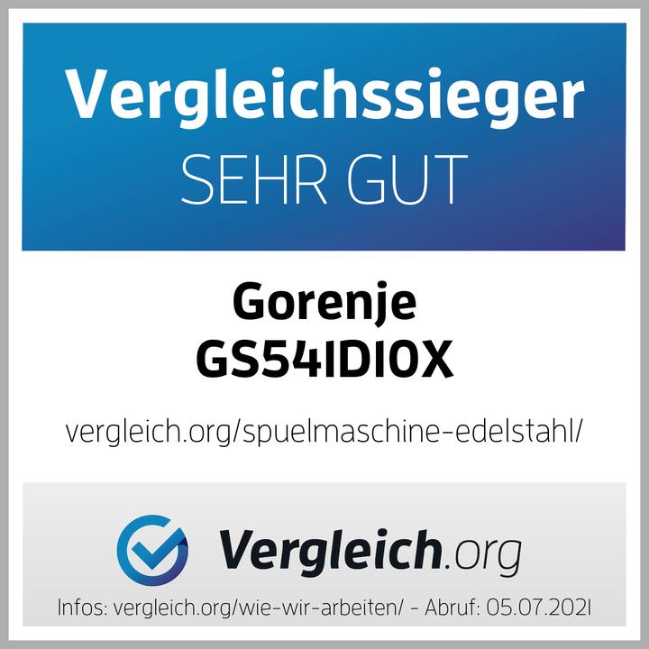 Etichetta energetica Gorenje GS 541D10 X