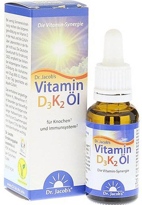 Produktbild Dr. Jacob's Vitamin D3 K2 (1 Stück, Tropfen, 61 g)