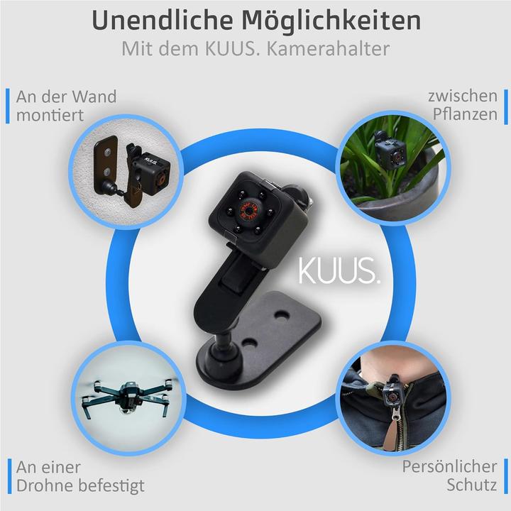Actual product image Kuus. Mini surveillance camera, indoor (1920 x 1080 Pixels)