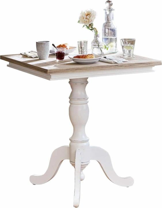 Immagine prodotto Loberon Tavolo Kingston bianco/marrone (70, H, B)