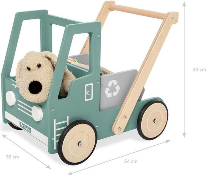 Pinolino Baby walker "Dump truck Fred", green