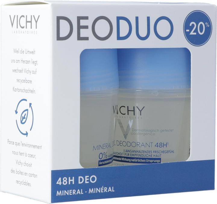 Immagine prodotto Vichy - Deo Mineral 48h Duo Roll-on (2 x 50ml) (Roll-on, 50 ml)